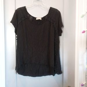 🌞  Black casual dress shirt